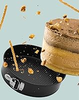 Vista 6 de Springform - Juego de 3 moldes antiadherentes para tartas de queso, a prueba de fugas, redondos, con parte inferior extraíble, molde para tartas, 3