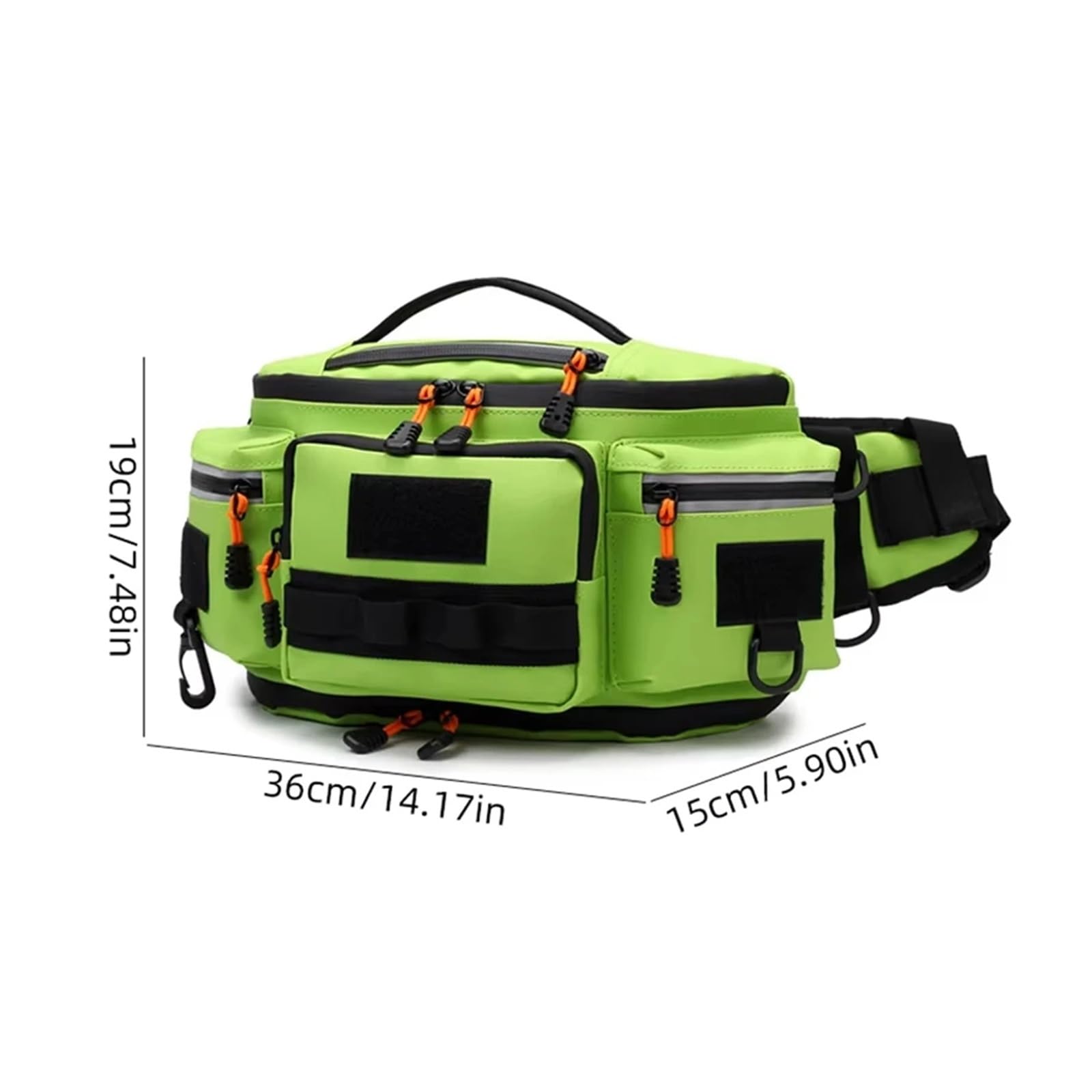 KLVN Kempingowa torba biodrowa na klatkę piersiową podróżna torba na plecy dla mężczyzn jazda na rowerze piesze wycieczki outdoorowe sport crossbody Molle taktyczny pas wędkarski saszetka, Czarny