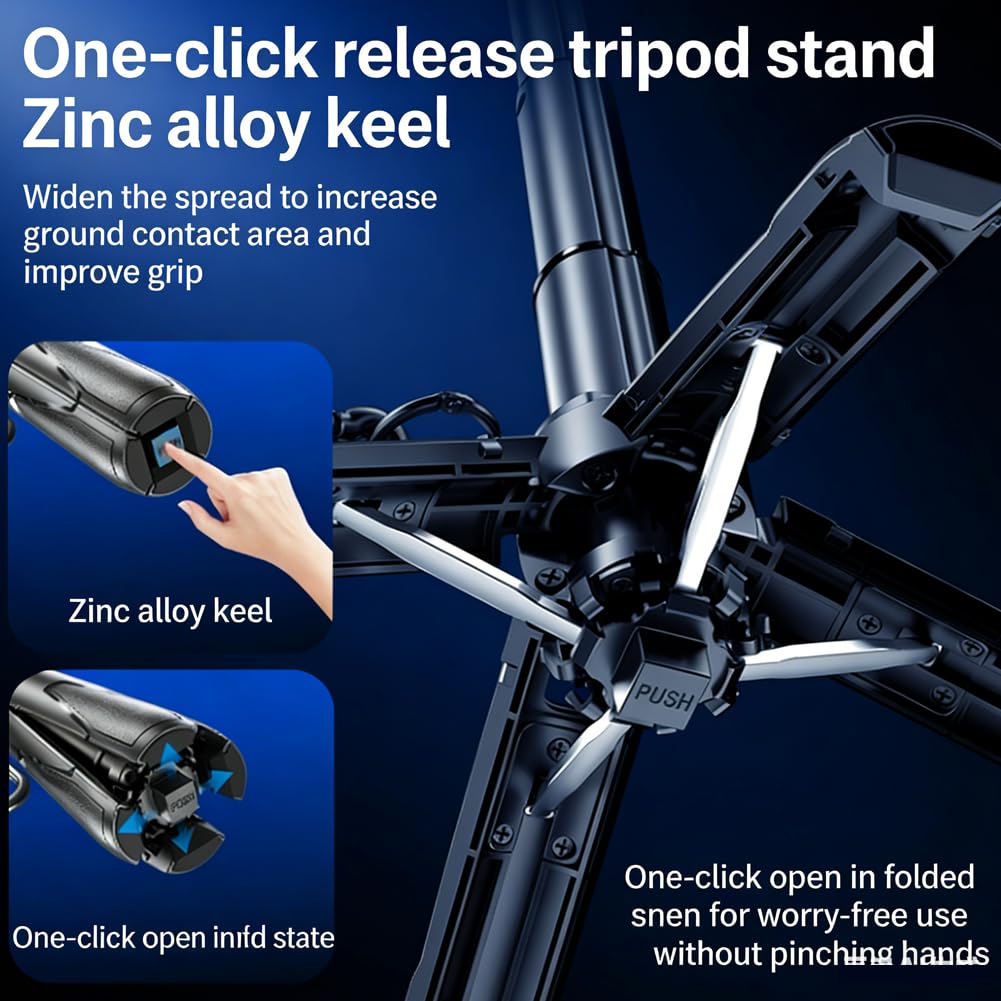 Trípode selfie mejorado 2026, trípode, magnético, mini palo selfie Bluetooth, rotación flexible de 360°, control remoto desmontable, para vlog, fotografía de paisajes (2 unidades)