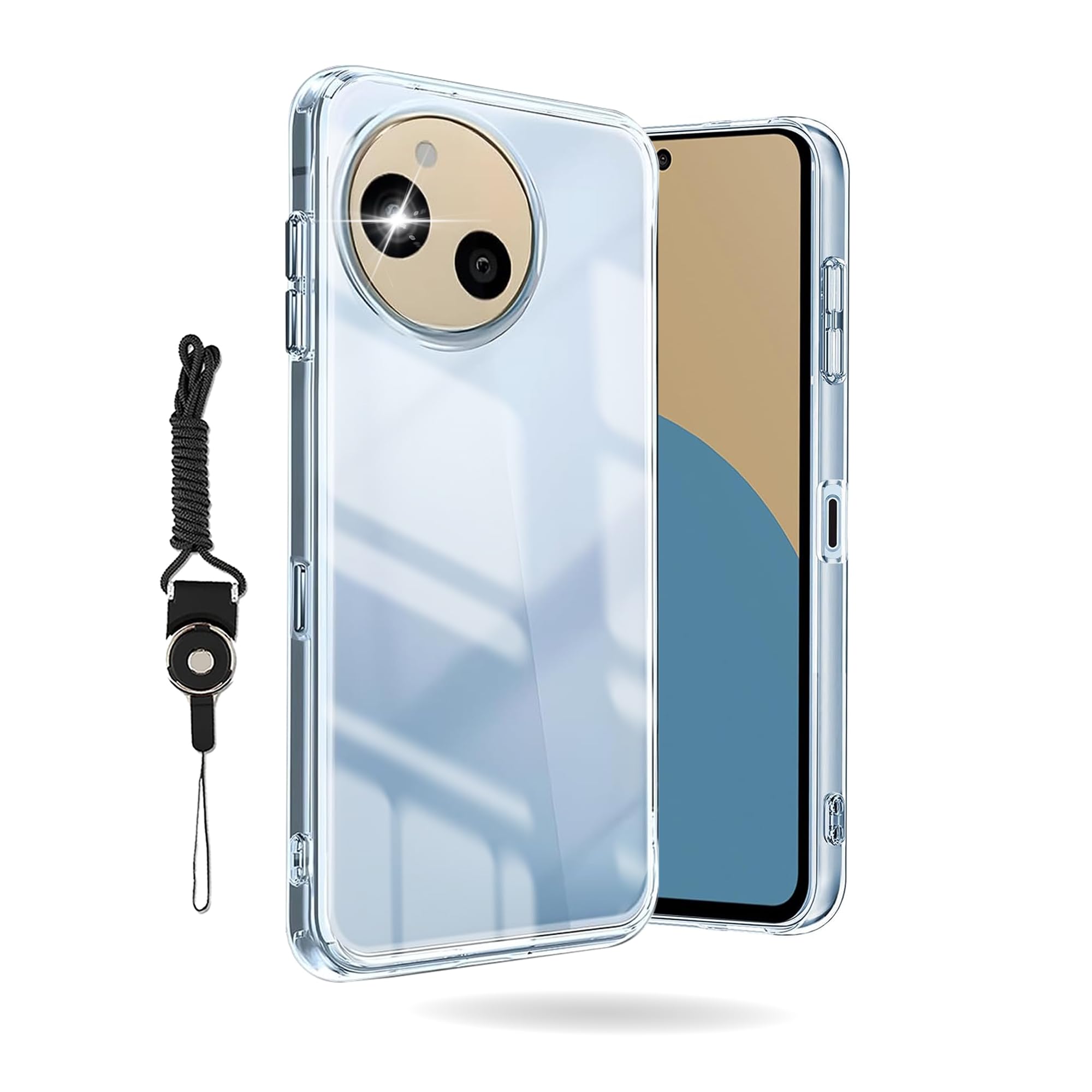 Amazon.co.jp: For AQUOS sense9 用の ケース クリア AQUOS sense 9 SH