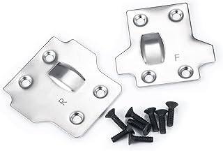 Que-T Front Rear Steel Skid Plate Chassis Armor Guard Board for Kraton 1/8 RC Crawler Car