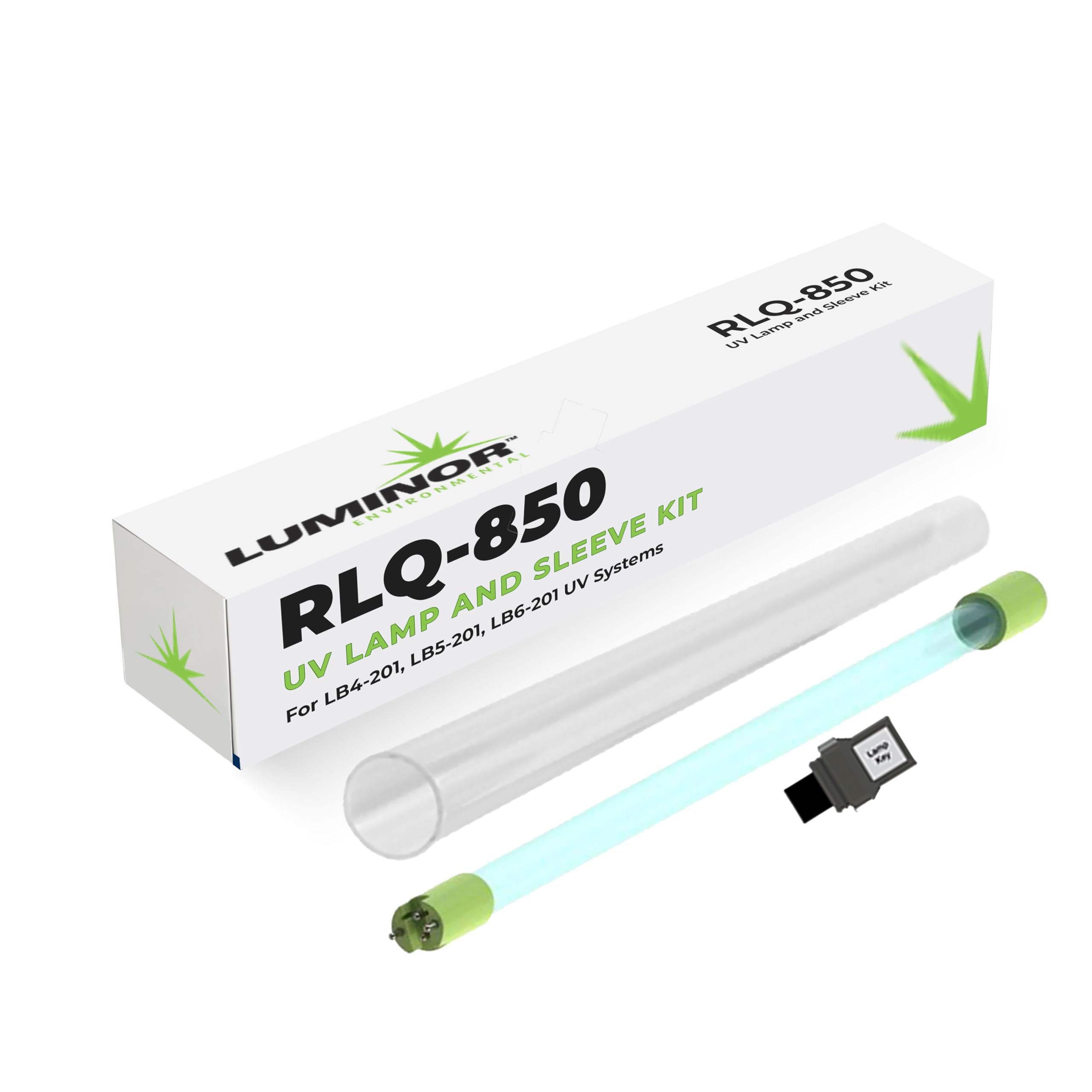 luminor RLQ-850 UV Lamp & Quartz Sleeve Kit with Lamp Key