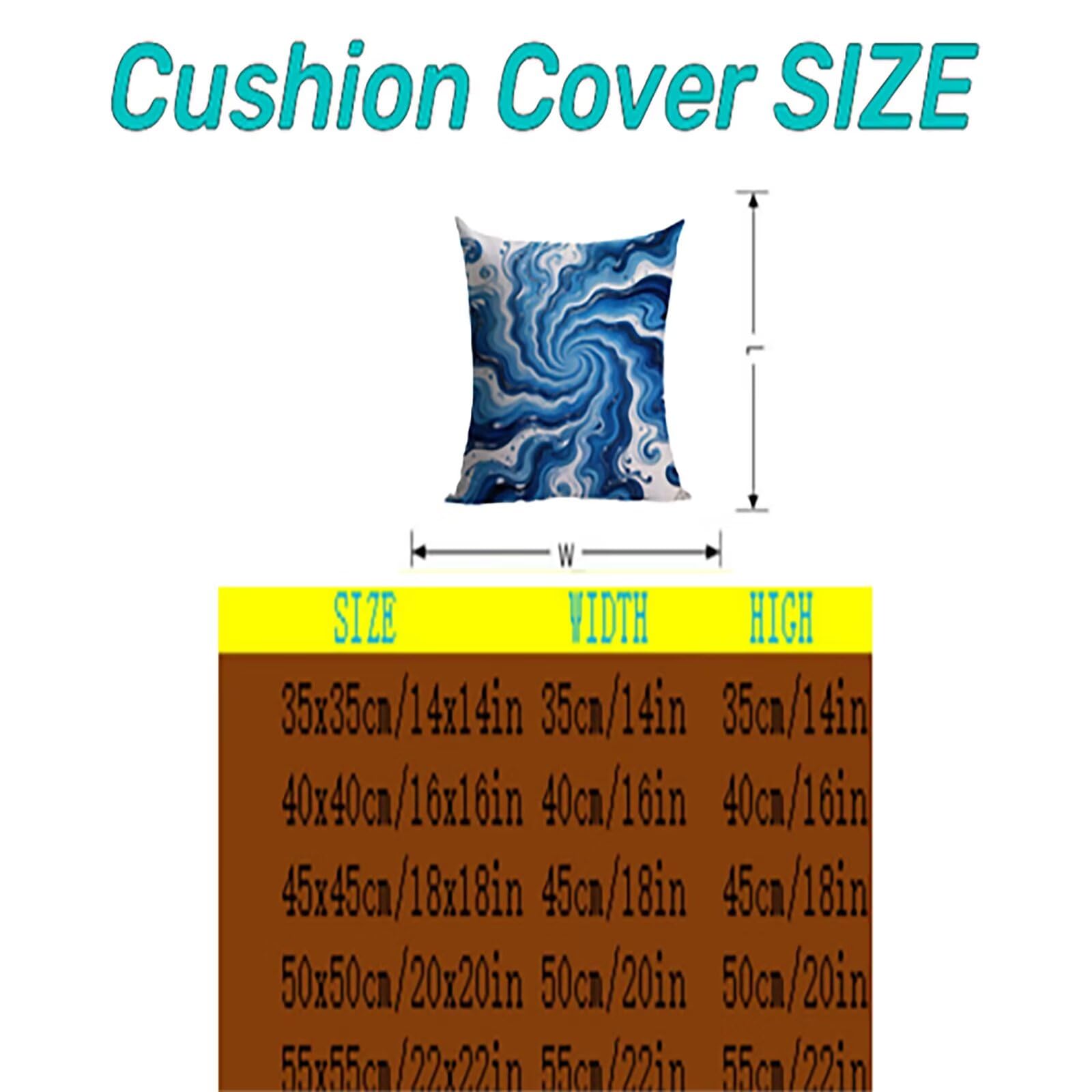 Federe Cuscini per Divano 60x60cm 4 Pack Federe Cuscino Astratto THDZ-1336