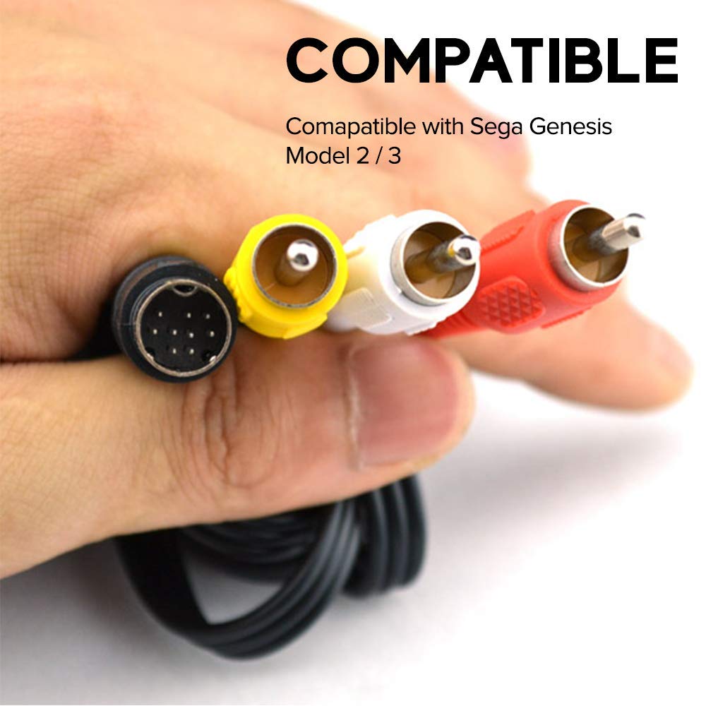 Amazon.com: Wiresmith Standard RCA AV Composite Cable for Sega