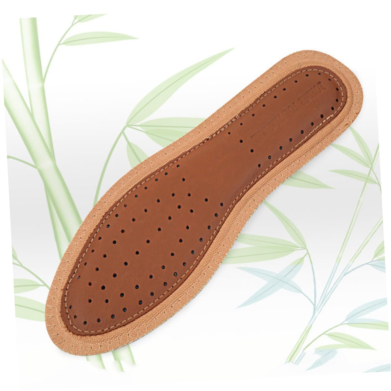 GLEAVI 3 Paar Ergonomische Einlegesohlen Zur Fußgewölbeunterstützung – Schweißdämpfung Einlegesohlen Aus Holzkohle Bequemes Leder Größe 45–46