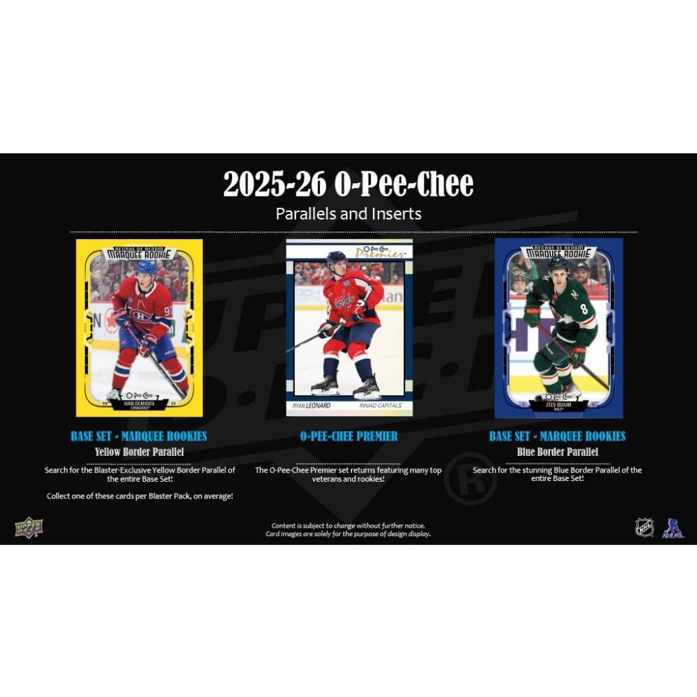2025/26 Upper Deck O-Pee-Chee Hockey 9er-Pack Blaster-Box
