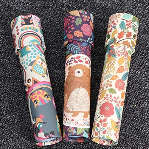 NUOBESTY 2Pcs Kaleidoscope Toys Kids Rotating 3D Kaleidoscope Classic Kaleidoscope Toy Educational Science Developmental Toys for Adults Child Gift Random