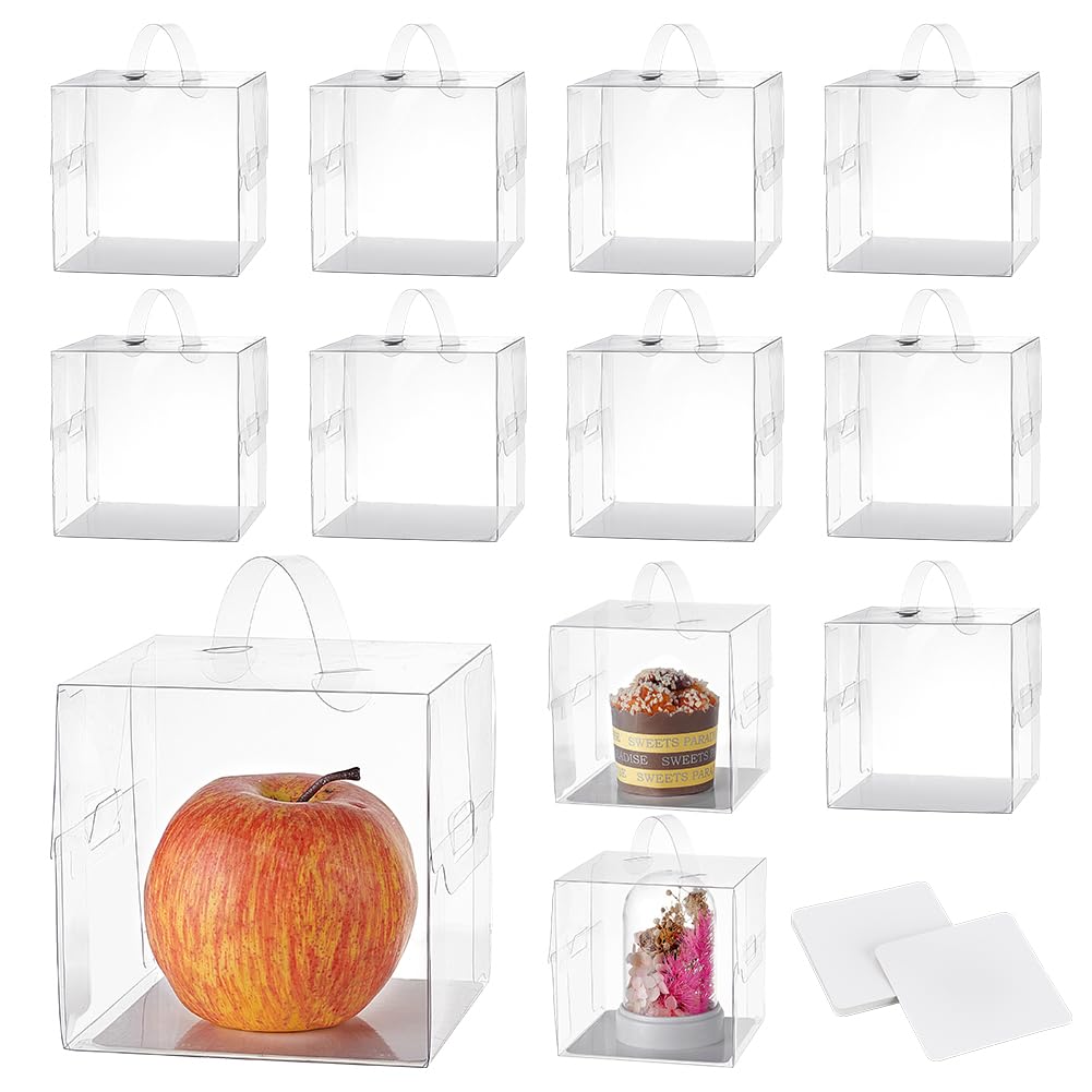 30 Transparente PVC-Geschenkboxen Zum Aufhängen – Ca. 2,5 X 2,5 X 8,7 Cm, Klappbar, Für Süßigkeiten, Partys, Hochzeiten