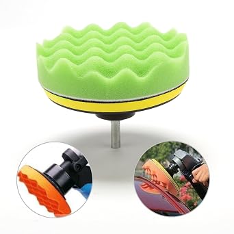 8 Pcs Buffing Pads Waxing Polishing Buffer Drill Sponge Kit for Car Polish Tool