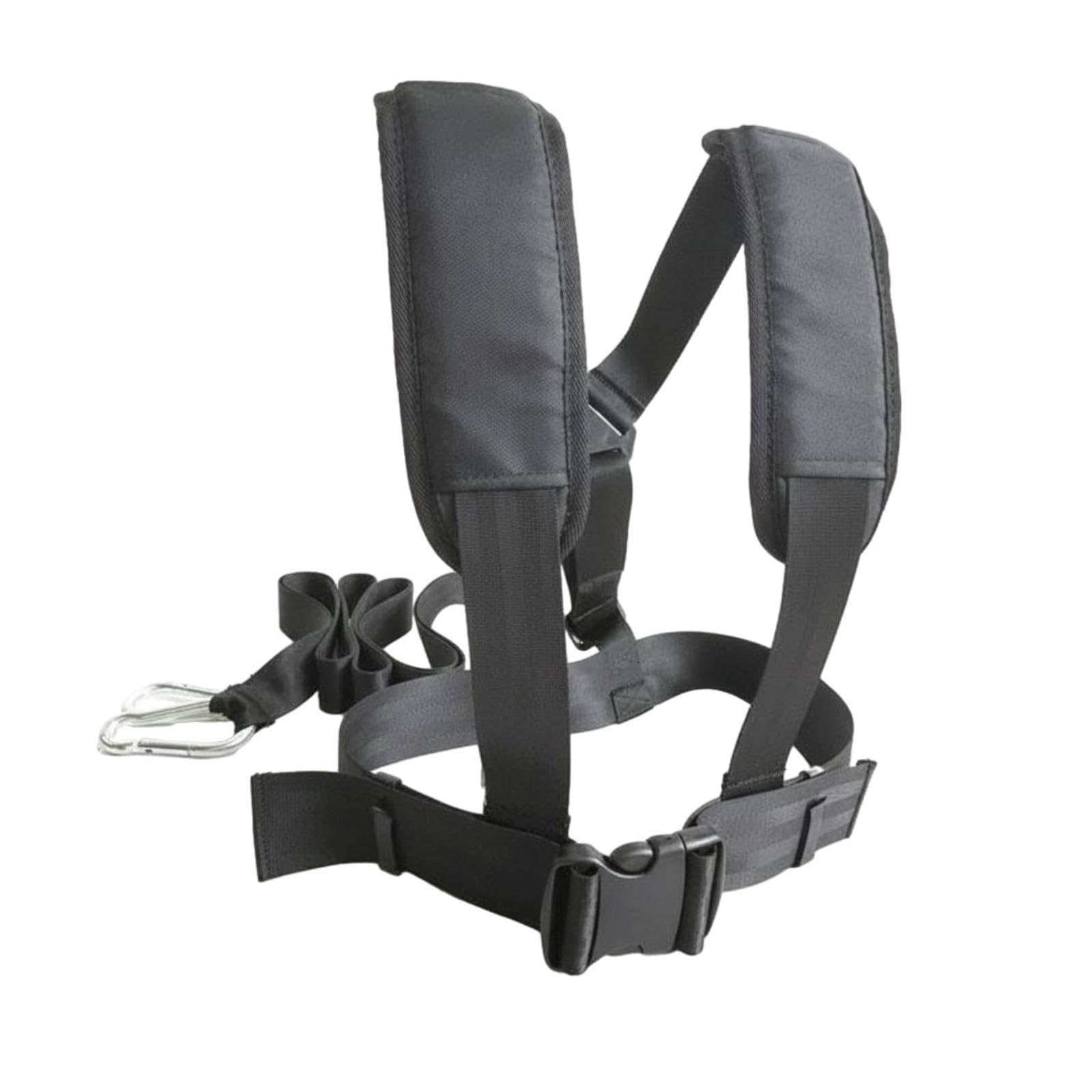 Sled Harness Padded Shoulders Sled Pulling Harness Heavy Duty Resistance Training Vest for Athletes, Gym-image-43