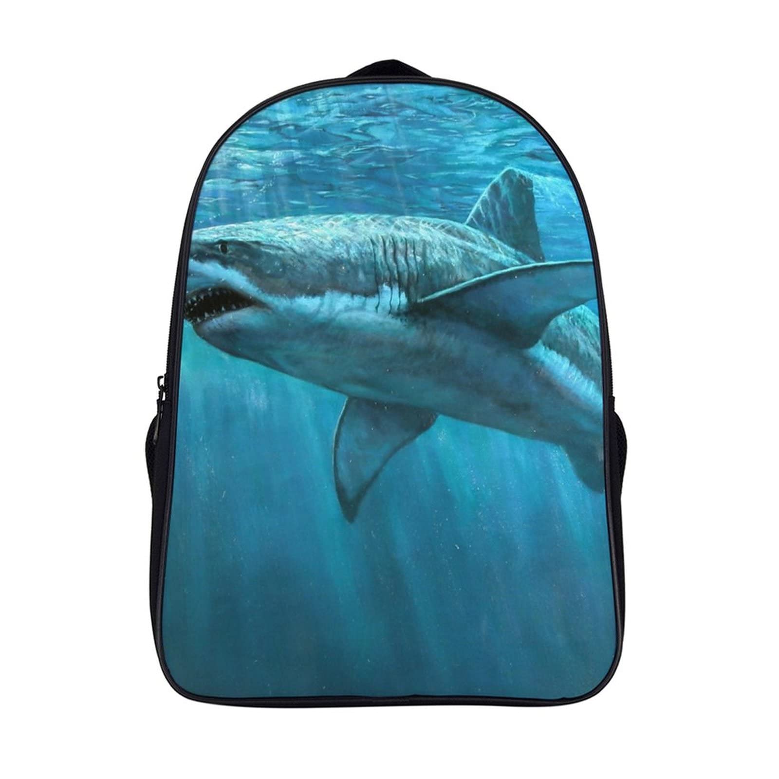 Sac à dos d'école de mode Requin 3D confortable et spacieux - 7