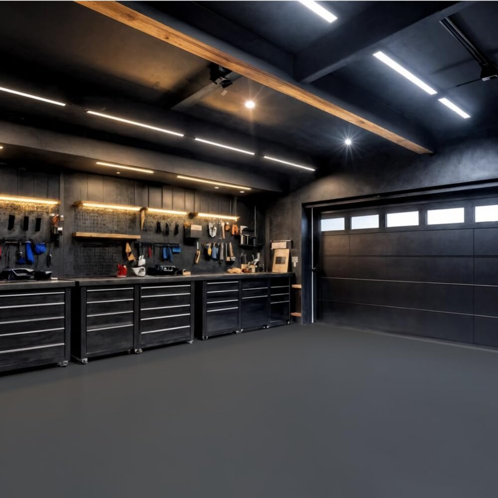 Dalle pose libre sol PVC effet uni dark grey