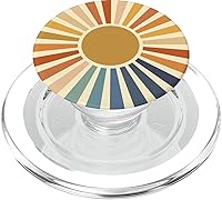 Vista 8 de Sunset Retro Otoño Colores Estilo nostálgico PopSockets PopSockets Estándar PopGrip
