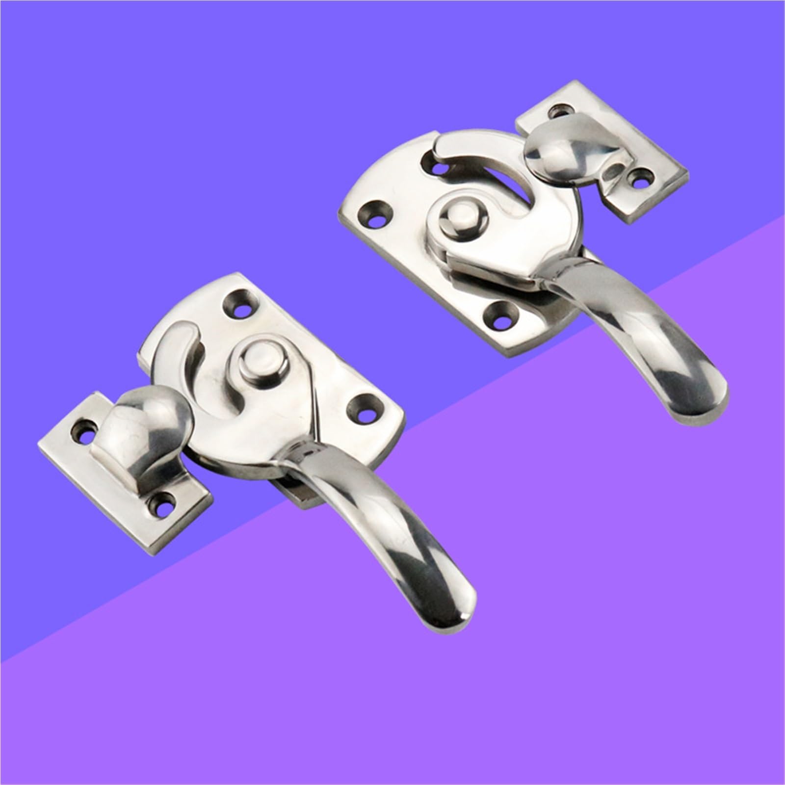 Poignée rotative en acier inoxydable robuste pour porte de congélateur industriel