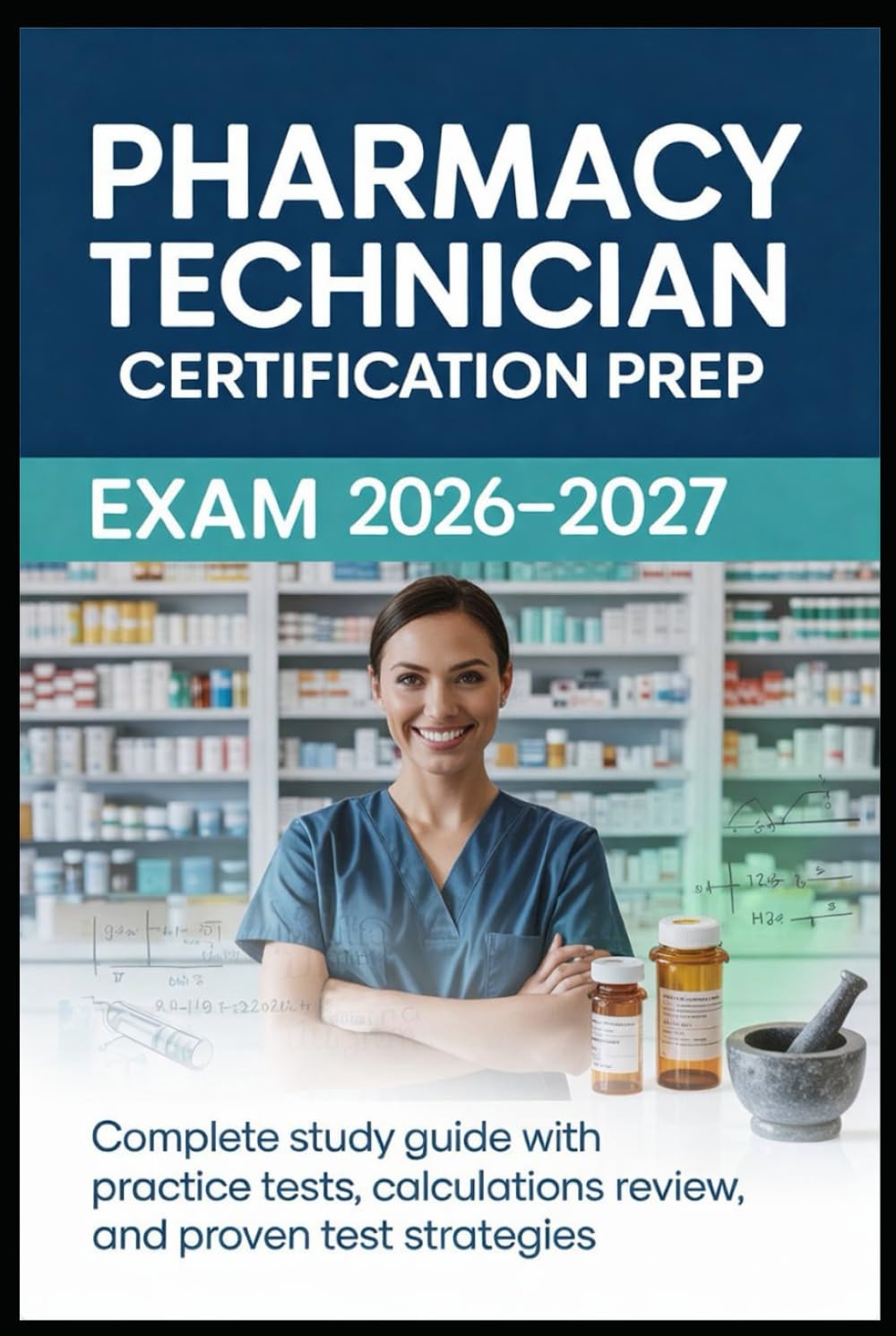 Pharmacy Technician Exam Prep 2026–2027: Complete Study Guide with Practice Tests, Calculations Review, and Proven Test Strategies