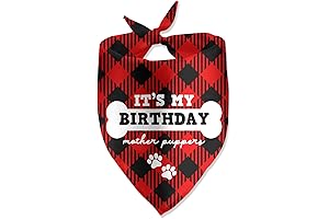 It's My Birthday Mother Puppers Bandana for Dogs: A Festive Photo Prop and Birthday Accessory
