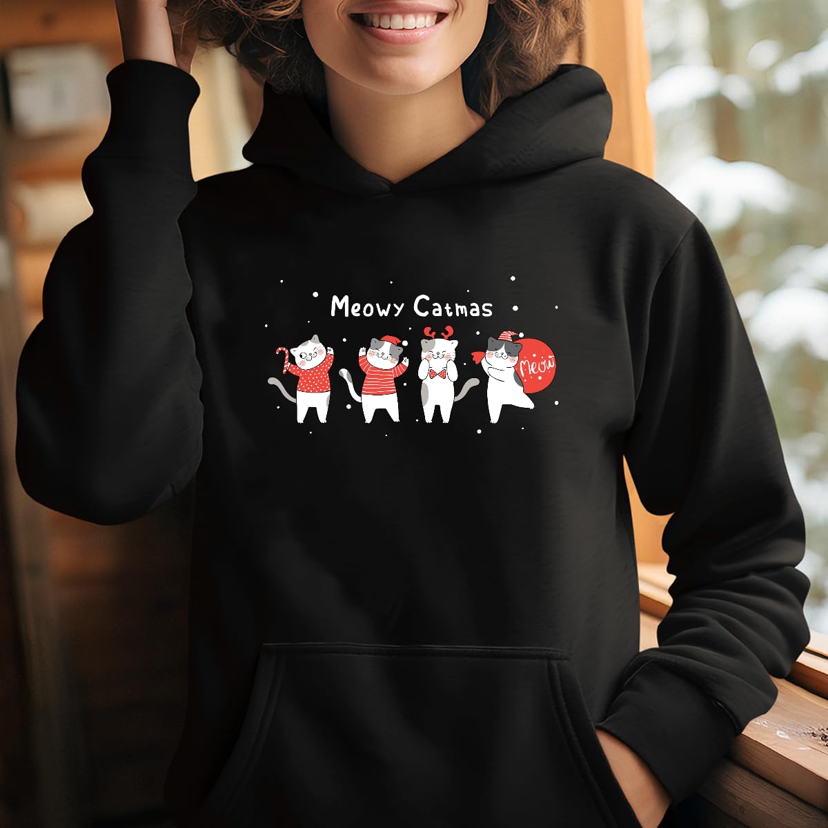 Gatto Meow – Natale Xmas Set di Maglioni