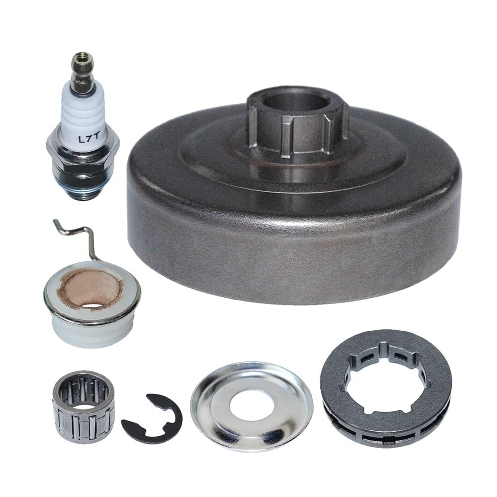 Piñón de tambor de embrague 0,325" para motosierra MS210 y MS230 con engranaje helicoidal