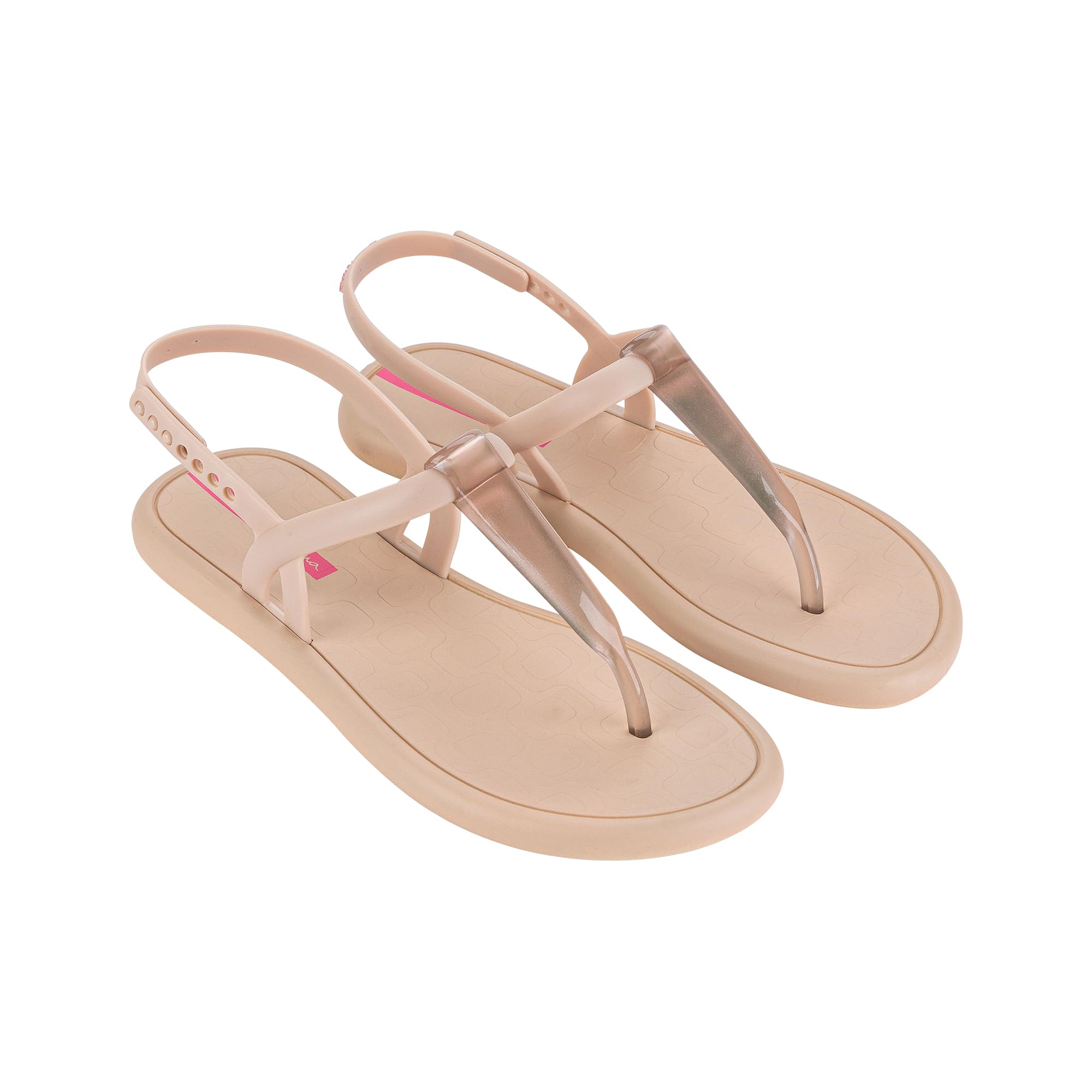 Ipanema Glossy Sandal FEM, Beige/Beige TRANSP