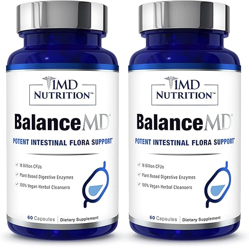 1MD Nutrition BalanceMD Probióticos vaginales  Orégano y ácido caprílico con lactobacilo y enzimas digestivas  Promueve el equilibrio de la flora