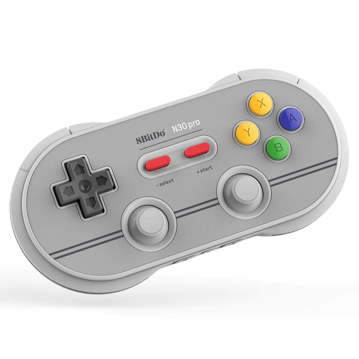 SN30 2.4G Wireless Gamepad Controller with Retro Wireless Receiver Adapter for SNES and SFC Classic Edition (Renewed)