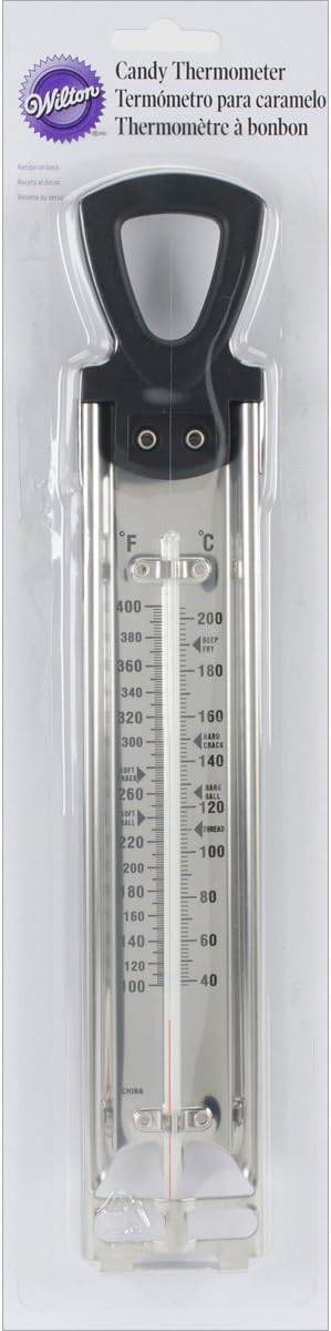 331587 Candy Thermometer, Silver, H 39.46 x W 11.34 x D 4.18 cm