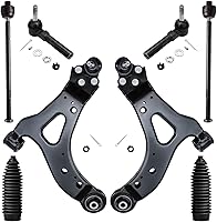 Vista 205 de Detroit Axle - Kit de suspensión frontal de 8 piezas para Dodge Journey 2009-2015, 2 brazos de control inferiores, 2 rótulas, 2 varillas