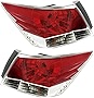 Compatible with Honda Accord Sedan Tail Lights Lamps Set 2008 2009 2010 2011 2012 Driver and Passenger Side