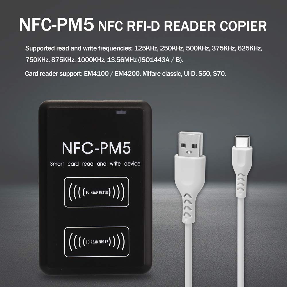 Irfora NFC RFI-D Kopierer IC ID Reader Writer Duplikator mit vollständiger Dekodierungsfunktion Intelligentes Karten-Lese- und Schreibgerät