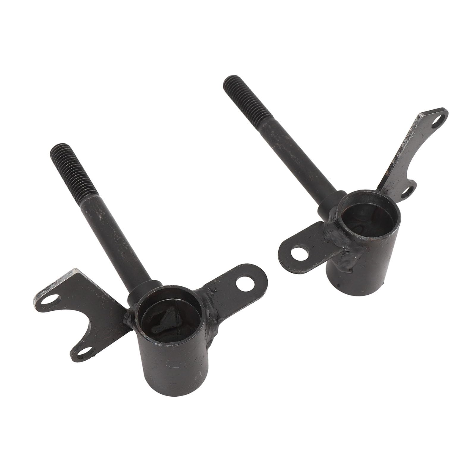 Bewinner Paire d'axes de Fusée de Direction de Roue Avant de 10 Mm, Alliage d'acier Haute Résistance avec Filetage M12, Compatibles pour les Quads Go Kart ATV de Moins de 110