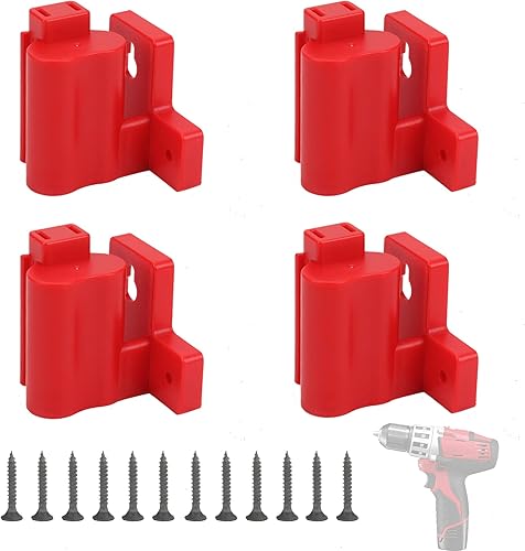 4 paquetes de soporte para herramientas M12 con tornillos soporte para herramientas para taladro Milwaukee M12 de 12 V soporte para herramientas