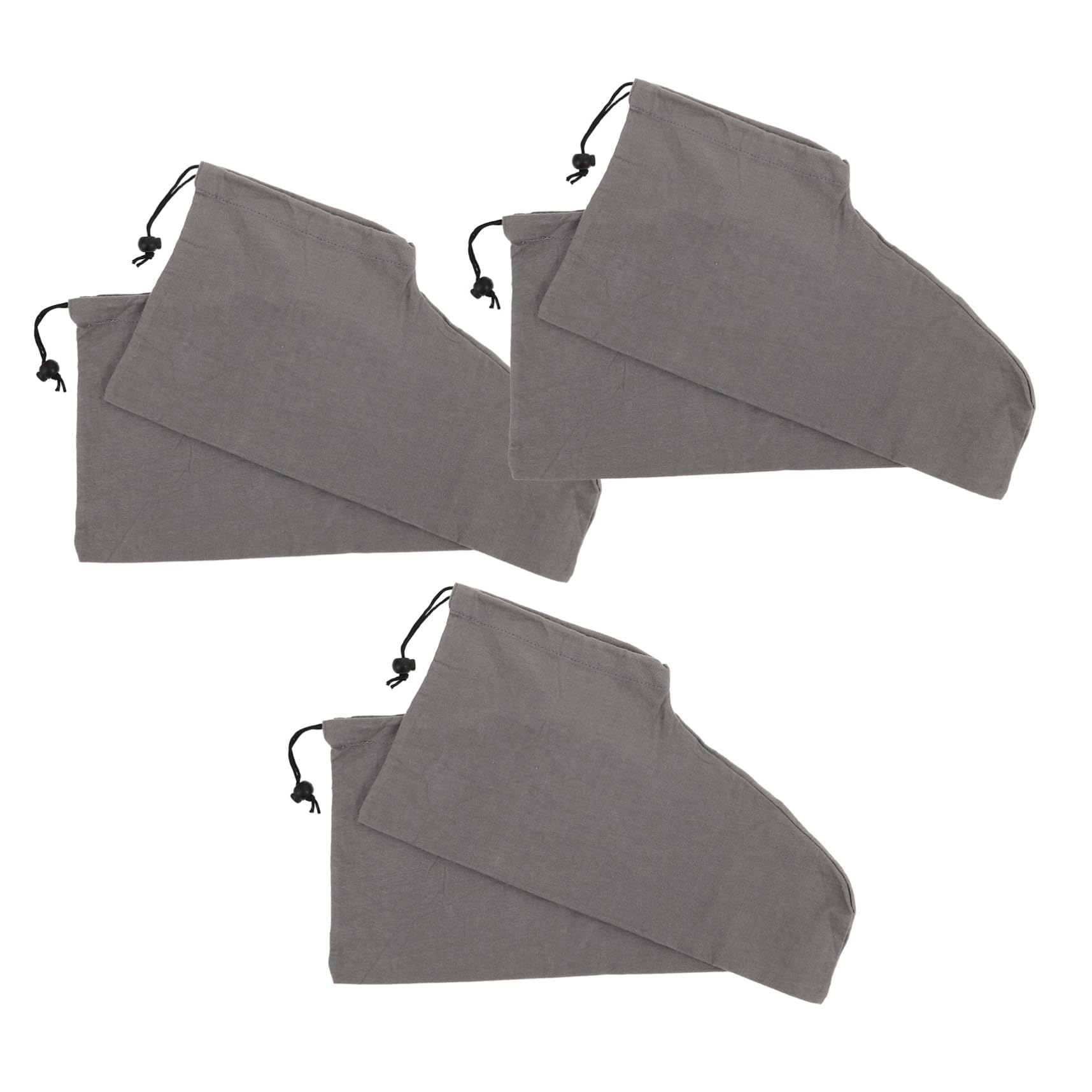 Ipetboom 6pezzi Sacchetti per Scarpe da Viaggio in Tessuto di Cotone Chiusura Coulisse per Riporre Scarpe da Ginnastica Stivali e Accessori Leggeri e Compatti per Viaggi e Organizzazione