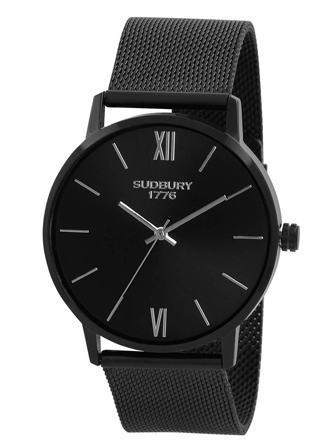 Sudbury 1776 Cambridge Analogue Full Black Mens Watch SG-41-BK (B083Y18KCC) Amazon Price History, Amazon Price Tracker