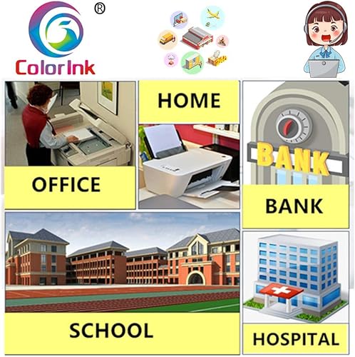 Miniatura 7 de LC203 - Cartucho de tinta compatible para Brother LC203XL LC201XL LC203 LC201 para usar con impresora MFC-J480DW MFC-J880DW MFC-J4420DW MFC-J680DW