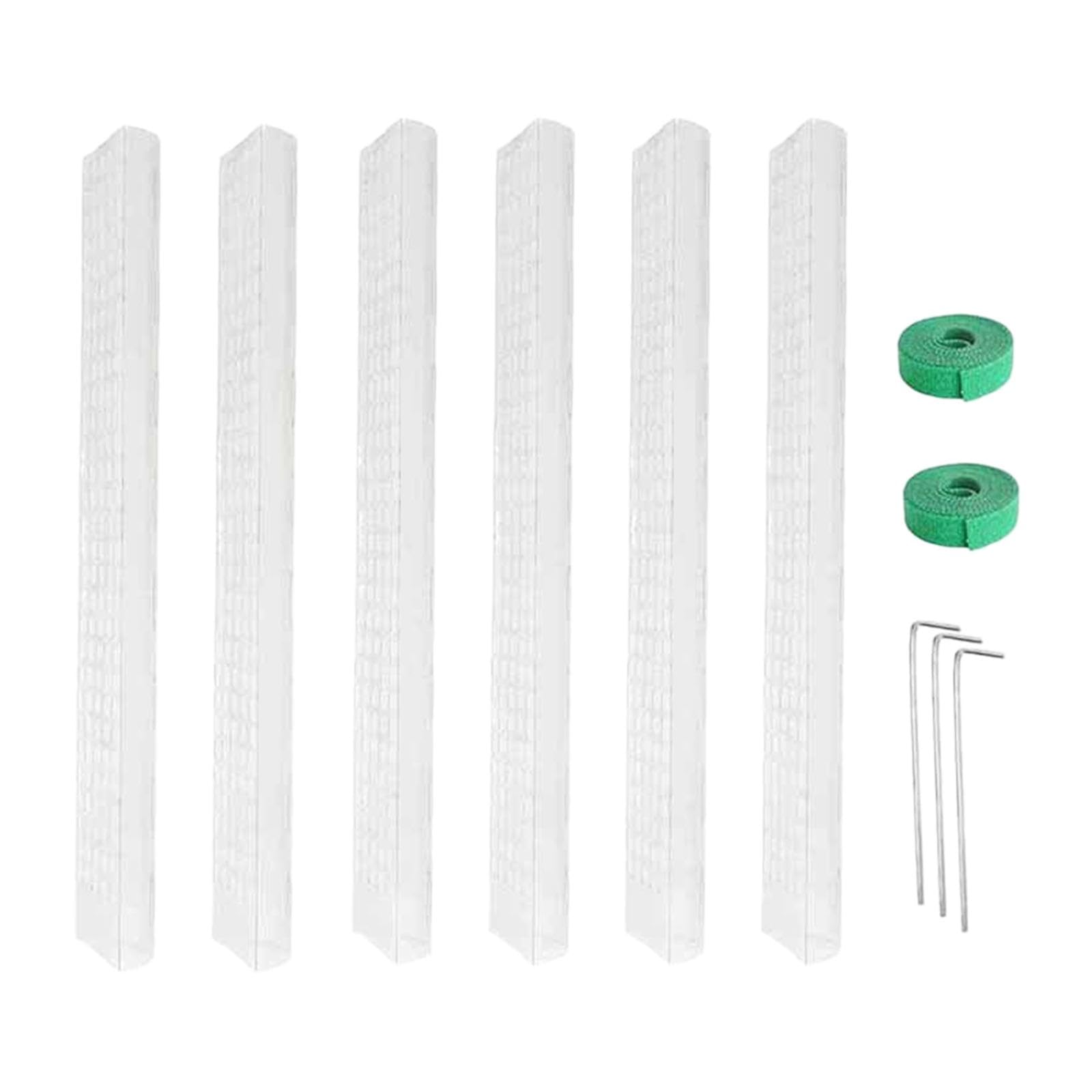 KESOTO Lot de 6 Tuteurs pour Plantes, Supports Empilables pour Plantes en Pot (Monstera) et Balcon.