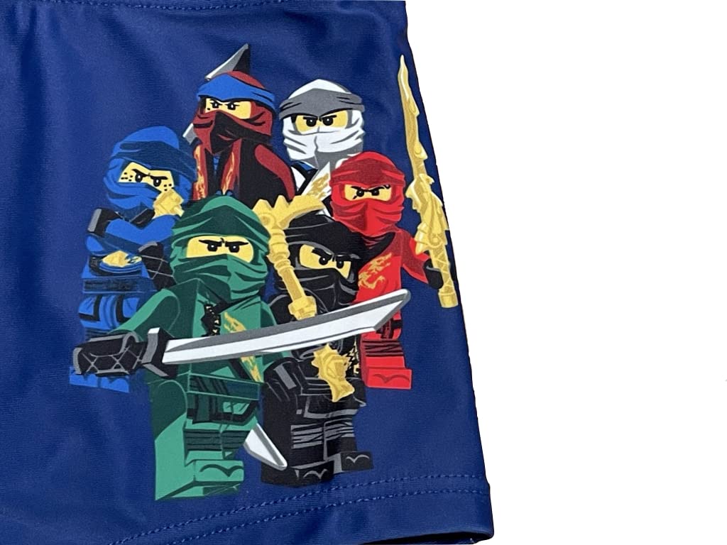 LEGO Ninjago Costume da bagno boxer con elastico in vita e coulisse blu