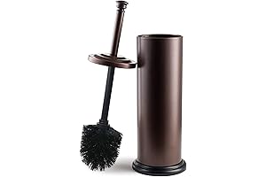 Estilo Bronze Toilet Brush and Holder Set