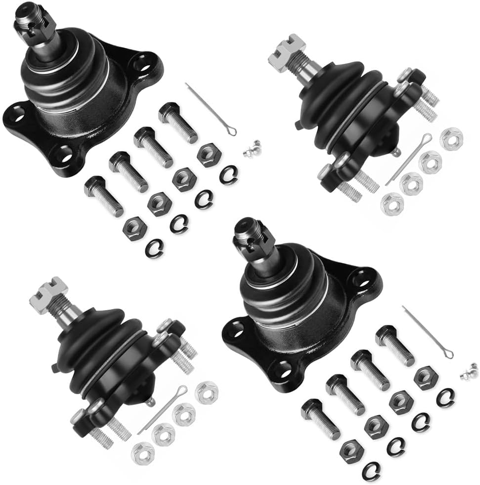 SCITOO 4pcs Suspension Kit For 1989-1995 For Toyota for 4Runner For Pickup 4WD 1993-1998 For T100 4WD - With Suspension Parts Upper Lower Ball Joint