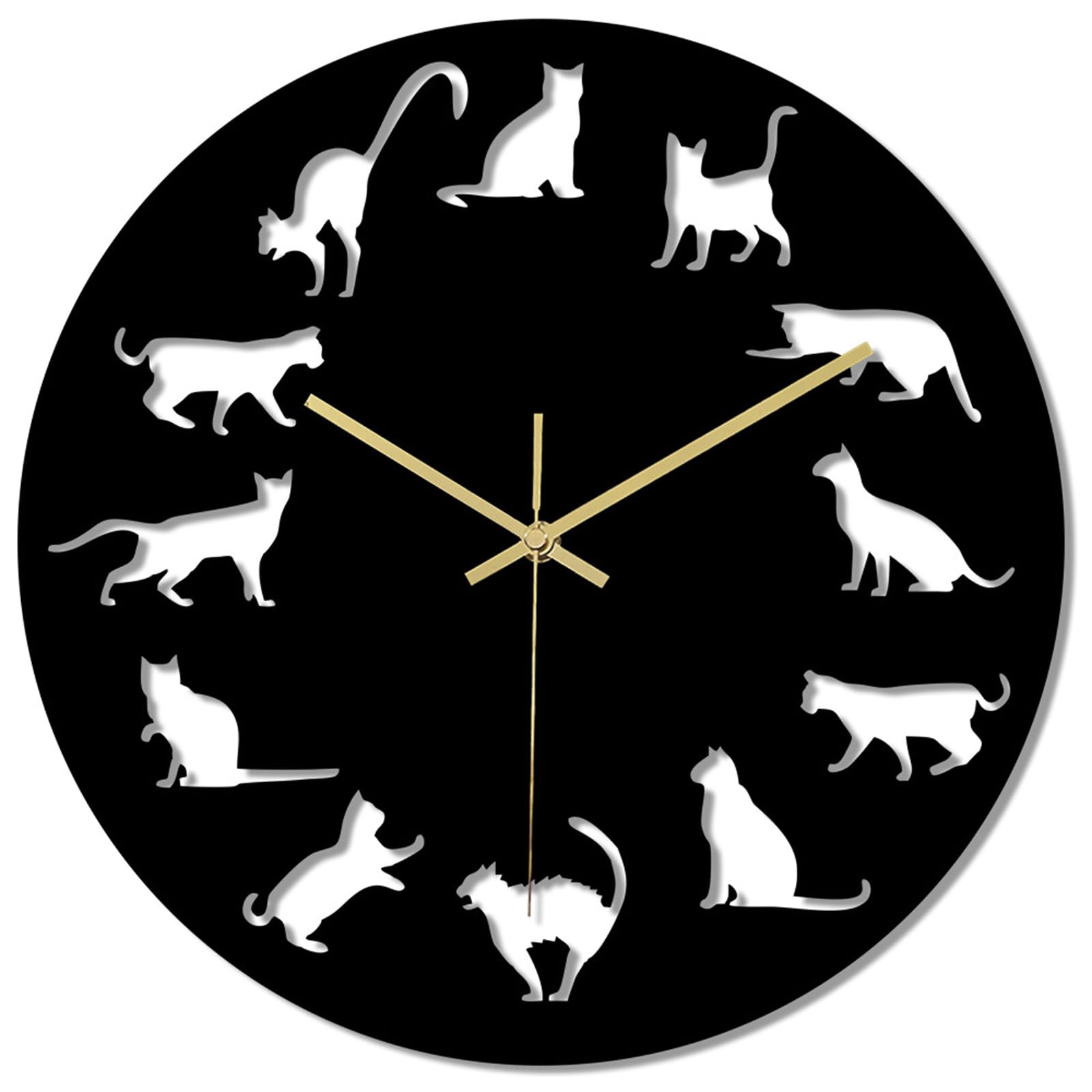 HDOYTXXM Quiet Operate Decoratives Wall Clock Quiet Movement Elegant for Modern Offices Decors