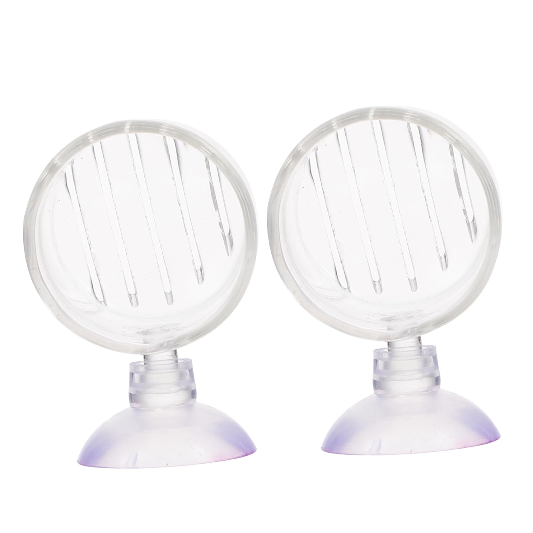 BESPORTBLE 2 Pcs Red Worm Feeder Reptile Water Dish Fish Feeder Fish Tank with Water Shrimp Feeder Dish Fish Food Feeder Aquarium Tank Feeding Ring Fish Tank Feeding Tools Tanks Frog Glass