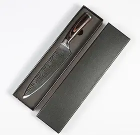 Faca Chef Profissional Padrão Damasco Churrasco 8 polegadas