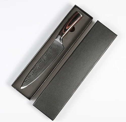 Faca Chef Profissional Padrão Damasco Churrasco 8 polegadas