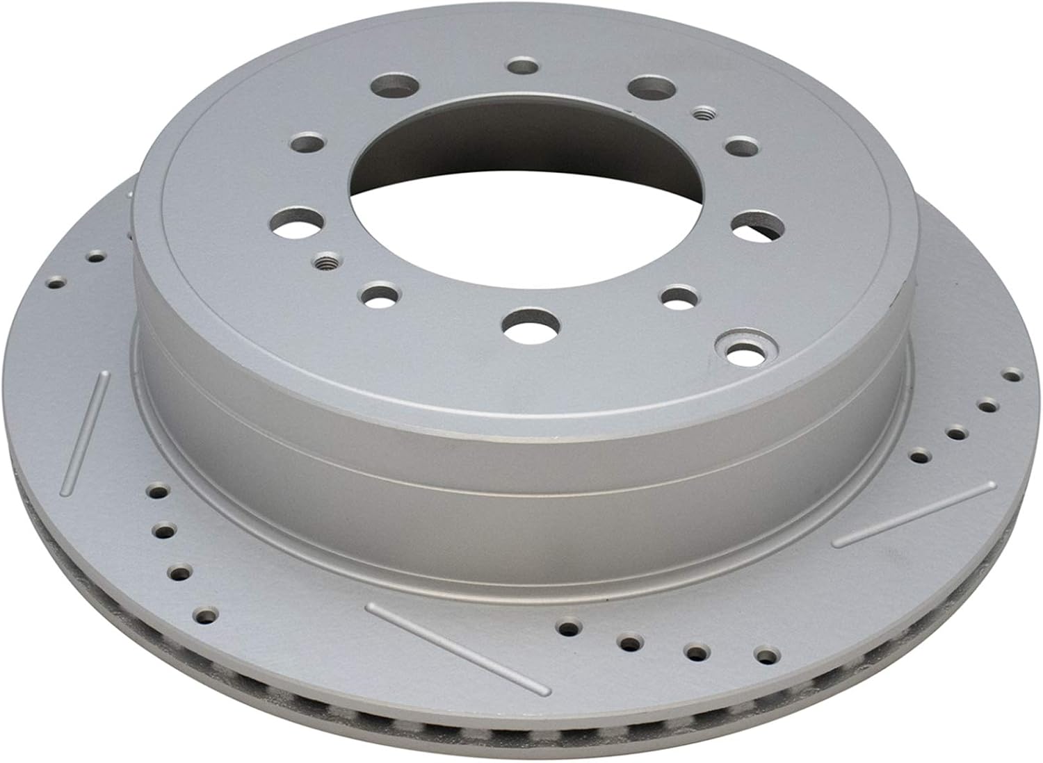 TRQ Rear Performance Brake Pad & Rotor Kit Brake Caliper Brake Chemical Kit Brake Pads Brake Rotors Set Ceramic Compatible with 2008-2015 Toyota Sequoia 2007-2015 Tundra