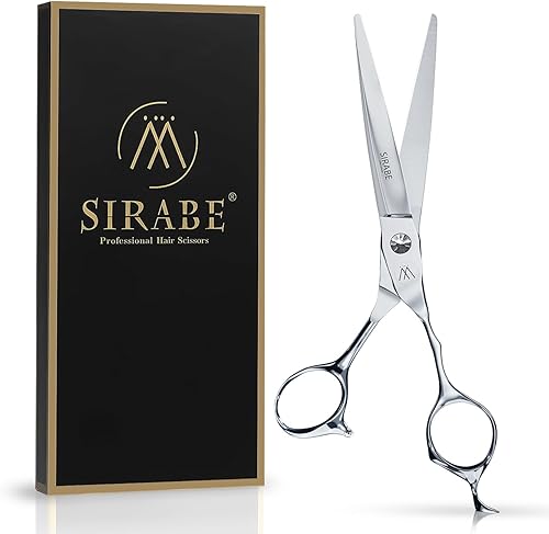 Sirabe Tijeras profesionales de alta gama, cuchillas ultra afiladas para corte preciso, tijeras de corte de pelo, tijeras de peluquería, hechas de