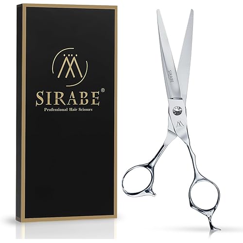 Sirabe HIGH-END Professional Hair Scissors, Ultra Sharp Blades for Precise Cutting, Hair Cutting Scissors Barber Shears Haircut Scissors, Made of 440C Stainless Steel for Salon Hairdressing