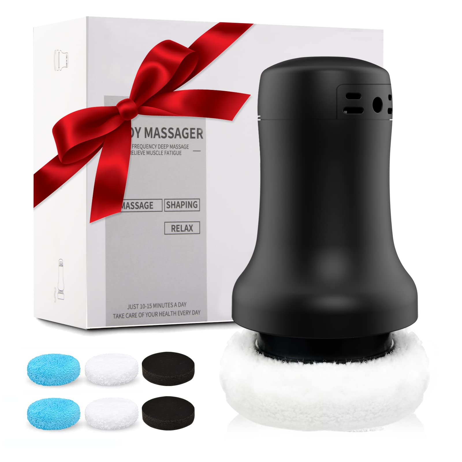 VUEYAA Body Sculpting Machine - Powerful Cellulite Massager with 118-inch Power Cable, Low Noise Deep Tissue Electric Body Massager for Arms, Legs, Belly, Waist, and Butt