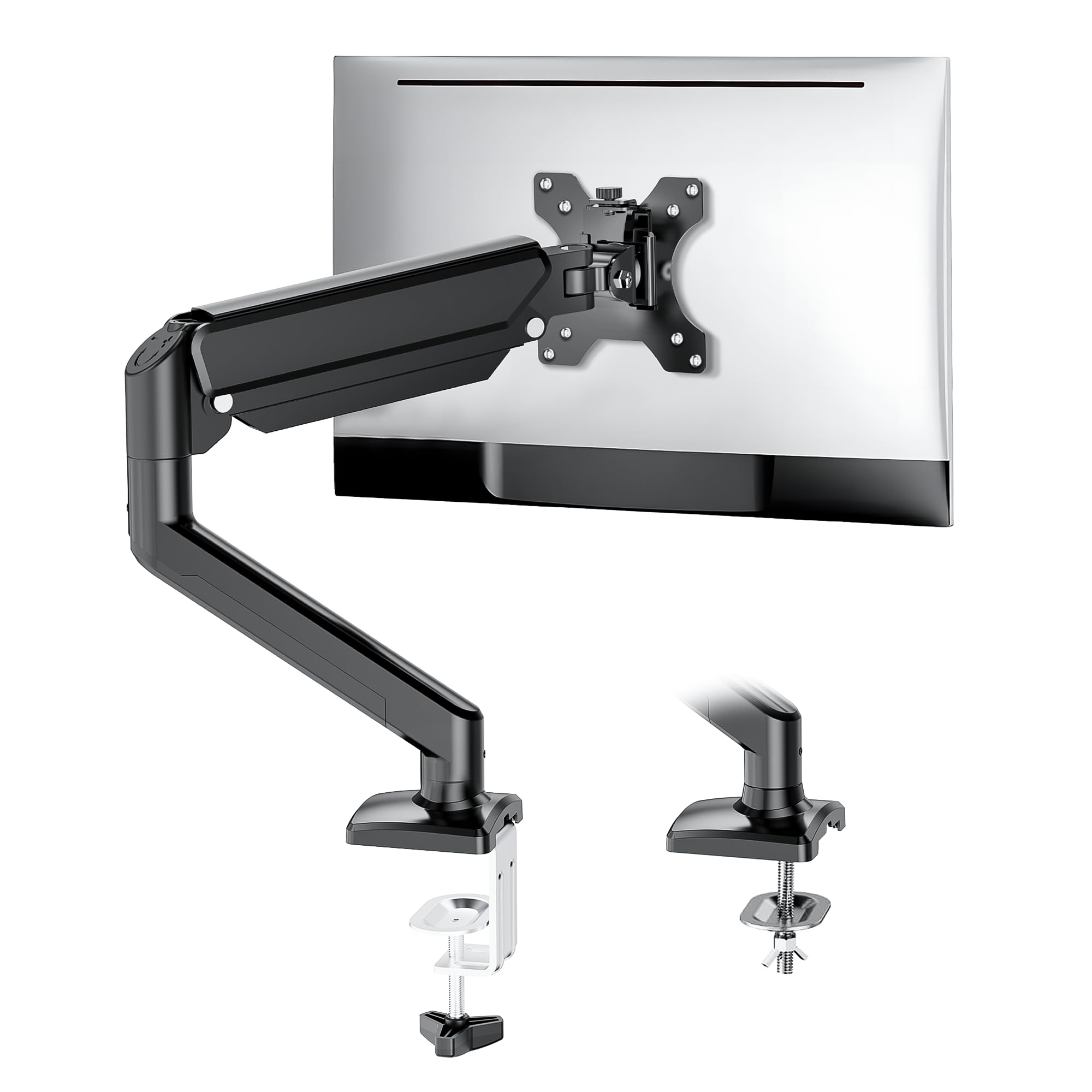 モニターアーム シングルデスクマウント ガス圧式 強化プレート付き Amazon.co.jp: 【Amazon 限定出品・2025進級版】Vexify モニター