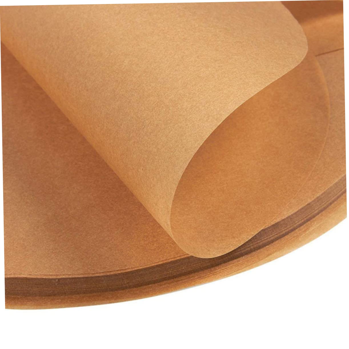 Papel Pergamino Marrón 200 Piezas de Pulpa de Madera para Hornear | Doble Cara Utilizable, Resistente a Altas Temperaturas, Antiadherente y Fácil de Limpiar