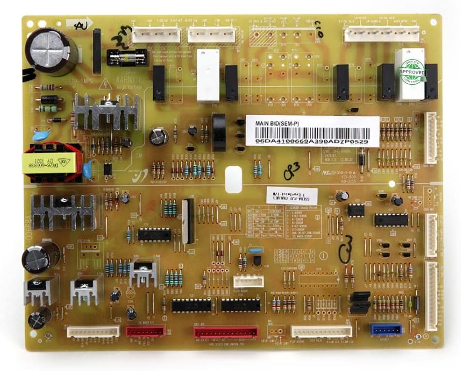 GLOB PRO SOLUTIONS DA41-00669A CKD00669AX compatible with Samsung Refrigerator Main Control Board fits old, DA92-00055A, 1796774, AP4909012, PS4140027, EAP4140027.