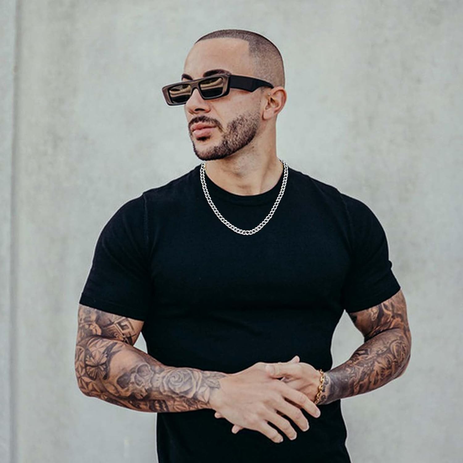 8MM Cuban Link Chain for Men, To My Man Husband Dad Uncle Grandpa Stepdad Son in Law Stainless Steel Necklace Gifts for Men Birthday Christmas Valentines Fathers Day Anniversary Thanksgiving Gifts - Image 7